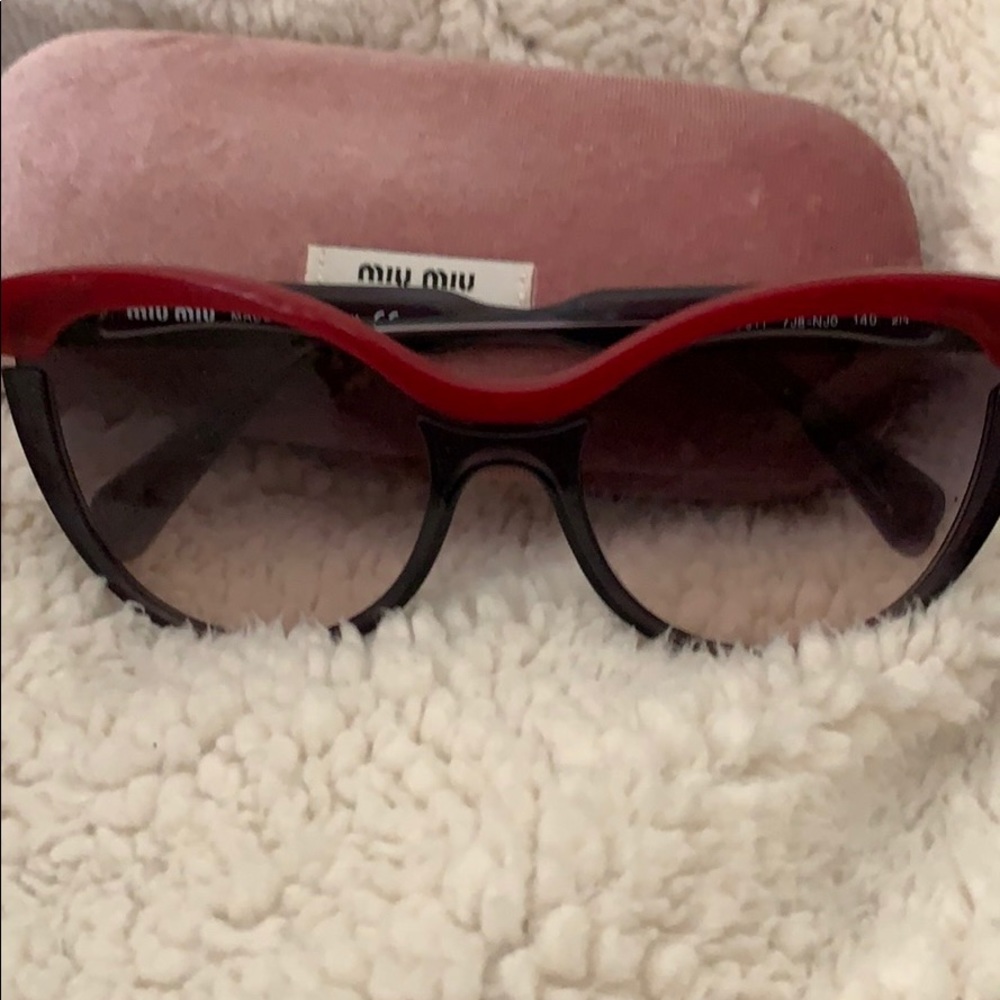 Miu miu sunglasses w/ case